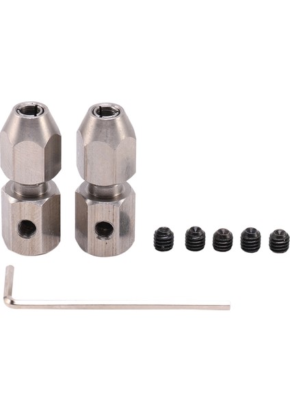 2 Adet Rc Tekne Esnek Kaplin Cnc Paslanmaz Çelik Esnek Pens Çoğaltıcı, 3.18X4MM (Yurt Dışından)