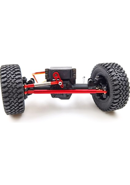 MN86S MN86 MN86KS MN86K Mn G500 Yükseltme Parçaları Metal Çekme Çubuğu Direksiyon Servo Bağlantı Çubuğu 1/12 Rc Araba Aksesuarları, Kırmızı (Yurt Dışından) fırsatları
