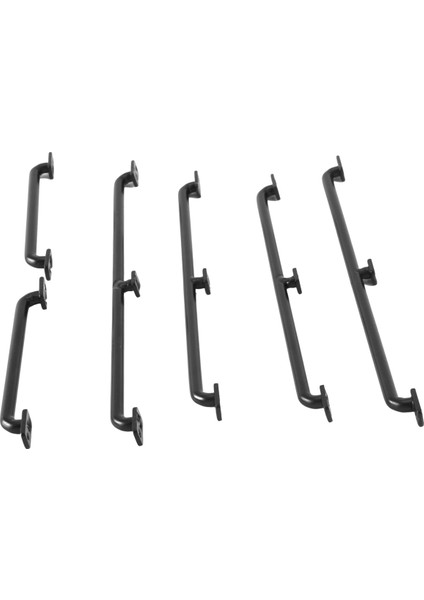 6 Adet Metal Gövde Kabuk Küpeşte 75MM 133MM 150MM Uzunluk 1/10 Rc Paletli Traxxas Trx4 Eksenel SCX10 90046 Yükseltme Parçaları (Yurt Dışından)
