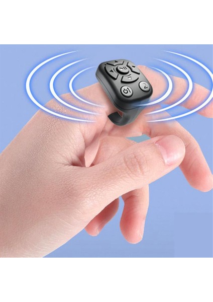 Kablosuz Bt Deklanşör Düğmesi Mini Parmak Ucu Halkası Uzaktan Kumanda Telefon Selfie Denetleyicisi Otomatik Zamanlayıcı (Yurt Dışından) fiyatları