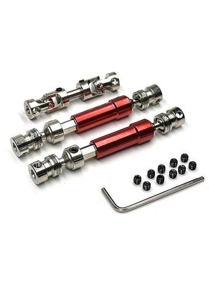 3 Adet Metal Tahrik Mili Cvd Tahrik Mili MN128 MN86 MN86S MN86K MN86KS Mn G500 1/12 Rc Araba Yükseltme Parçaları Aksesuarları,1 (Yurt Dışından)