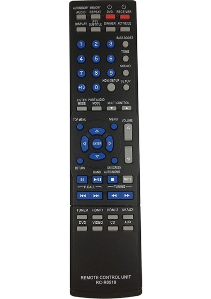 RC-R0518 Uzaktan Kumandanın Değiştirilmesi Kenwood RC-R0518 KRF-V5100D V5200D Av Alıcı Oyuncu Fernbedienung (Yurt Dışından)