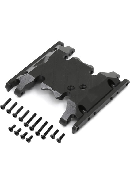 Alüminyum Alaşımlı Şasi Şanzıman Dağı Şanzıman Tutucu 1/10 Rc Araba Eksenel SCX10 Iı 90046 AXI90075 Siyah (Yurt Dışından)