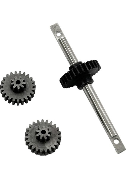 MN78 Şanzıman Aktarım Dişlisi Seti Motor Pinyon Dişli 370 Motor Braketi MN78 MN82 1/12 Rc Araba Yükseltme Parçaları Siyah (Yurt Dışından) modelleri