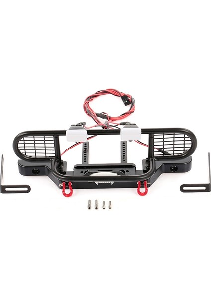 Trx4 Metal Ön Deve Trophy Tampon Için Işık ile 1/10 Rc Paletli Araba Traxxas Trx4 Trx-4 Defender (Yurt Dışından)