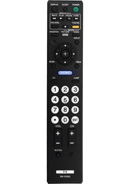 Sony Bravia Tv Için RM-YD025 Uzaktan Kumandayı Değiştirin Kdl 32L4000 37L4000 KDL-19M4000 KDL-19M4000/B KDL-22L4000 (Yurt Dışından)