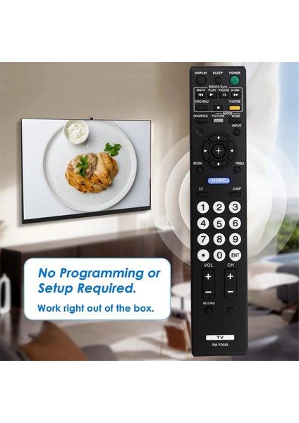 Sony Bravia Tv Için RM-YD025 Uzaktan Kumandayı Değiştirin Kdl 32L4000 37L4000 KDL-19M4000 KDL-19M4000/B KDL-22L4000 (Yurt Dışından) modelleri