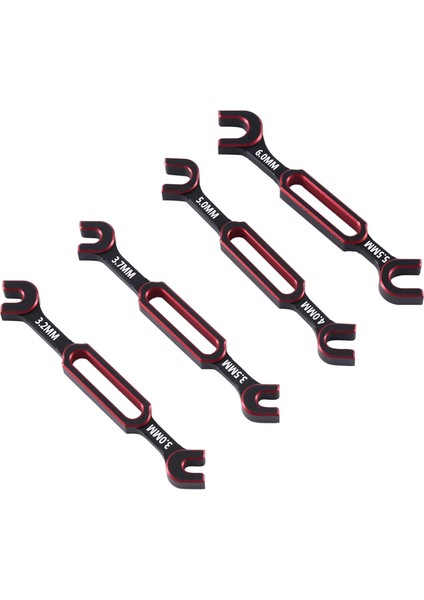 4 Adet Anahtarı 3-3.2 3.5-3.7 4-5 5.5-6mm Çift Uçlu Evrensel Anahtar Gerdirme Anahtarı Rc Araba Için Traxxas Eksenel SCX10,2 (Yurt Dışından)
