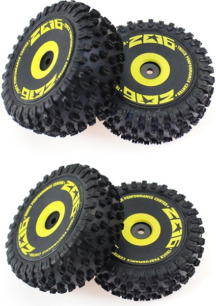 4 Adet Ön ve Arka Tekerlek Lastiği Lastik Wltoys 144001 144010 124016 124017 Rc Araba Yükseltme Parçaları Yedek Aksesuar (Yurt Dışından)