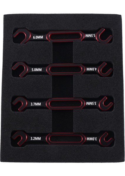 4 Adet Anahtarı 3-3.2 3.5-3.7 4-5 5.5-6mm Çift Uçlu Evrensel Anahtar Gerdirme Anahtarı Rc Araba Için Traxxas Eksenel SCX10,2 (Yurt Dışından)