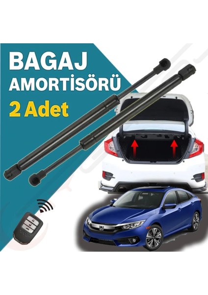 Honda Civic Fc5 Bagaj Amortisörü Kiti- Set 2016-2021