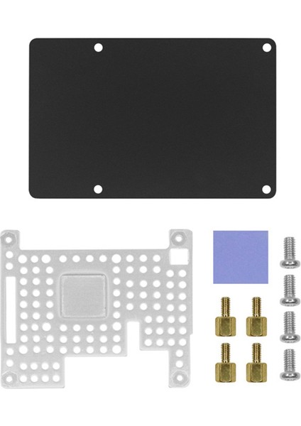 Raspberry Pi 4b/3b+/3b Alüminyum Isı Emici Muhafaza Braketi Koruma Kılıfı Raspberry Pi 4b Gümüş (Yurt Dışından)