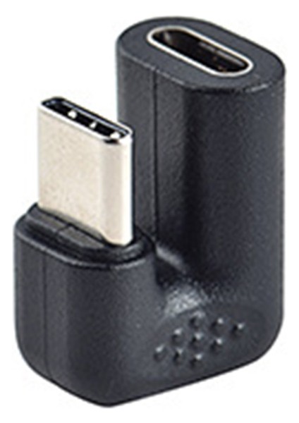 2 Adet 180 Derece Dik Açı USB 3.1 Tip C Erkek-Dişi Usb-C Dönüştürücü Adaptör Samsung Xiaomi Huawei Akıllı Telefon Için (Yurt Dışından)