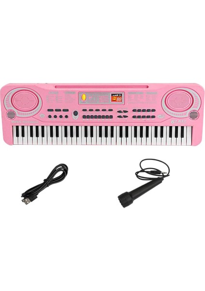 Çok Fonksiyonlu 61 Keys Müzik Klavyesi W/ Çocuklar Için Set Müzik Öğ Oyuncakları 54X17CM (Yurt Dışından) fiyatları
