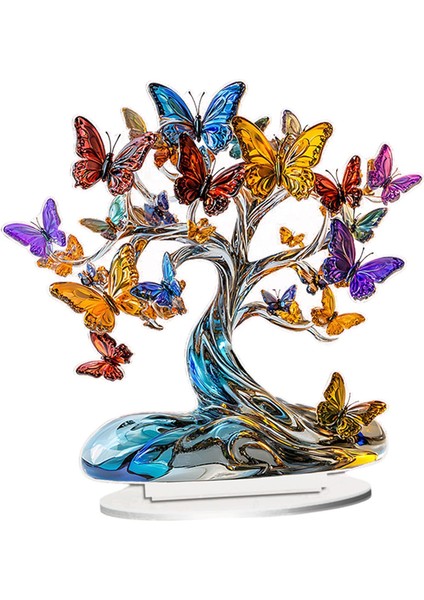 Akrilik Masaüstü Dekor Dekoru Şömine Raf Köşesi 20CMX20CM (Yurt Dışından) fırsatları