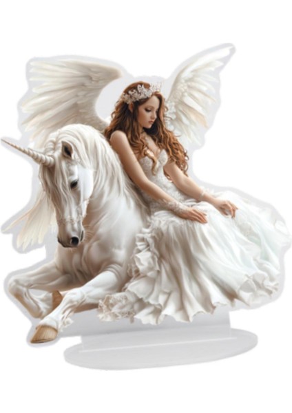 2d Angel Animal Masta Süsleme Doğum Günü Hediye Heykeli Hayvan Kız Ekran (Yurt Dışından) modelleri