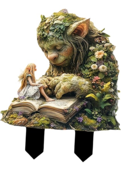 Fairy Garden Stake Acrilik Yard Out Dış Çim Için Su Geçirmez (Yurt Dışından) fiyatları