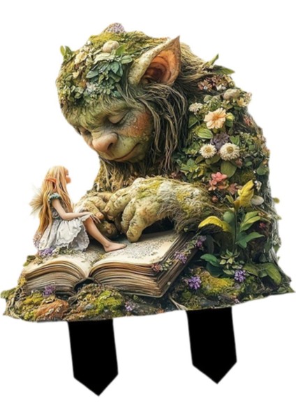 Fairy Garden Stake Acrilik Yard Out Dış Çim Için Su Geçirmez (Yurt Dışından) indirimleri