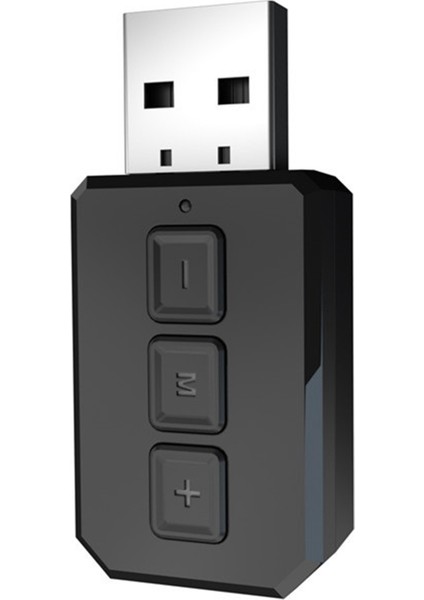 1 Adet Bluetooth 5.0 2'si 1 Arada Verici Alıcı USB Adaptörü 3.5mm Aux Stereo Ses Adaptörü Araba Bilgisayar Tv Için (Yurt Dışından)