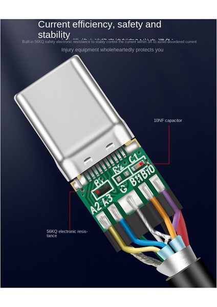 Usb3.2 10GBPS Type C Kablo USB A'dan Type-C 3.2 Veri Transferi USB C SSD Sabit Disk Kablosu Pd 60W 3A Hızlı Şarj 3.0,1m (Yurt Dışından)