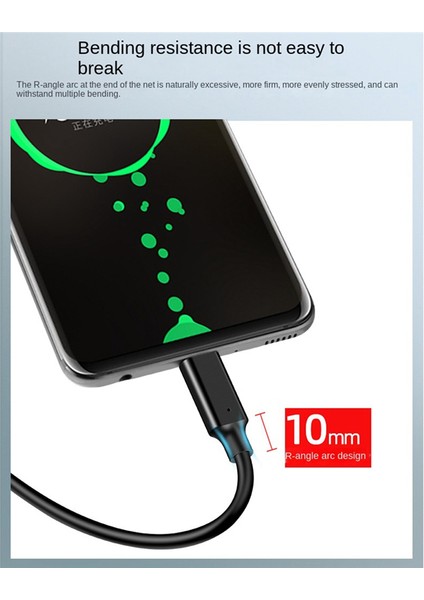 Usb3.2 10GBPS Type C Kablo USB A'dan Type-C 3.2 Veri Transferi USB C SSD Sabit Disk Kablosu Pd 60W 3A Hızlı Şarj 3.0,1m (Yurt Dışından)
