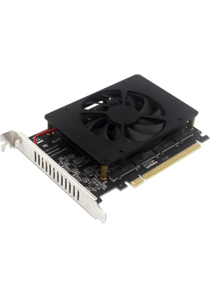 PCIEX16 Nvme M2 Mkey SSD Raıd Dizi Genişletme Adaptörü Kartı Anakart Pcıe Bölünmüş Kartı (Yurt Dışından)