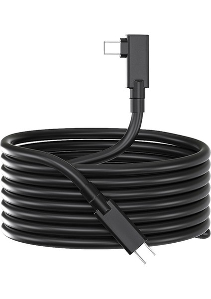 16FT 5m Oculus Kulaklık Vr Kablosu Pico 4 Link Sanal Gerçeklik Type-C USB 3.2 Veri Aktarımı Hızlı Şarj Kablosu (Yurt Dışından)