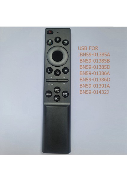 BN59-01385A Samsung Smart 4K BN59-01432J BN59-01385A QLED OLED Çerçeve ve Crystal UHD Serisi Için Sesli Uzaktan Kumanda (Yurt Dışından) modelleri
