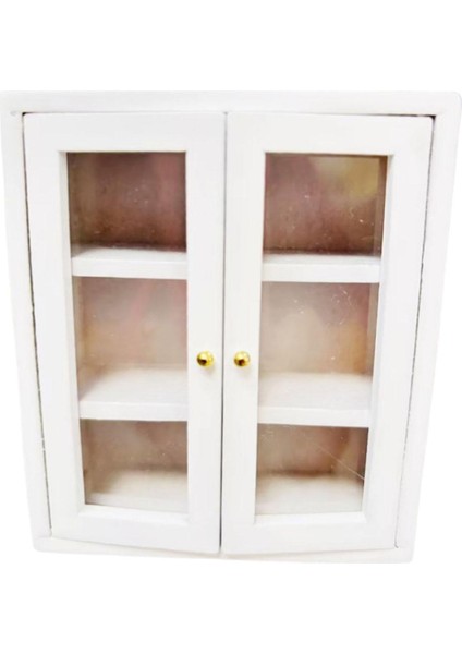 1:12 Ölçekli Dollhouse Dolap Ahşap Minyatür Dolap Ev Yatak Odası (Yurt Dışından) modelleri
