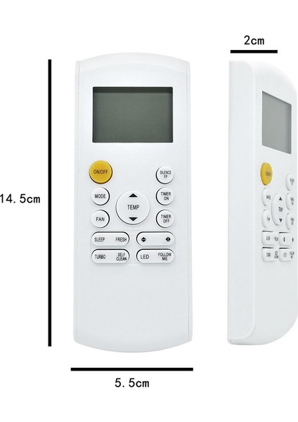 Midea Klima RG57B/BGE RG57A/BGE RG57A6/BGEF RG57A7/BGEF RG57A2 Için Evrensel Ac Uzaktan Kumanda RG57A4/BGEF (Yurt Dışından) fiyatları
