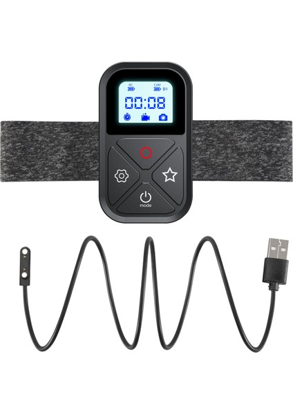 Gopro Hero 10 9 8 Max Için Uzaktan Kumanda, Çubuk Montajı ve Bilek Bluetooth Uyumlu Akıllı Uzaktan Kumanda Gopro 10 Için (Yurt Dışından)