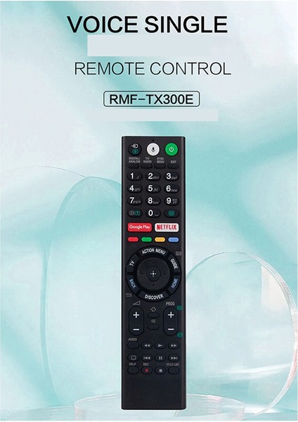 RMF-TX300E RMF-TX310E Sesli Tv Uzaktan Kumandası Bravia Serisi Için Yedek Sony 4K Ultra Hd Akıllı LED Tv RMF-TX310U (Yurt Dışından) fırsatları