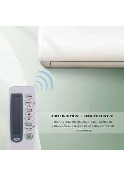 Samsung ARC-410 ARH-466 ARH-441 ARH-430 ARC-414 ARC-406 ARC-738 ARH-465 Ac A/c Klima Için Uzaktan Kumanda (Yurt Dışından) fiyatları