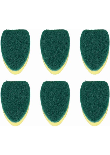 Paket Bulaşık Değneği Yedekleri Sünger Başlıkları, Bulaşık Değneği Fırçası Yedek Sünger Bulaşık Değneği Pedleri Mutfak Temizleme Fırçası Için (Yurt Dışından)