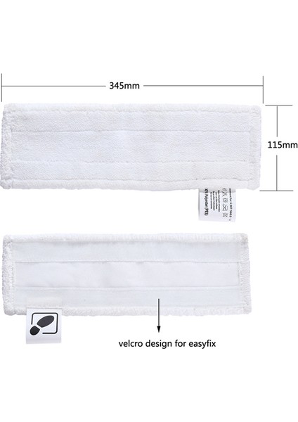 8 Adet Buharlı Temizleyici Zemin Mop Bezi Karcher Easyfix Sc1 Sc2 Sc3 Sc4 Sc5 Buharlı Mop Temizleyici Yedek Parçaları (Yurt Dışından)