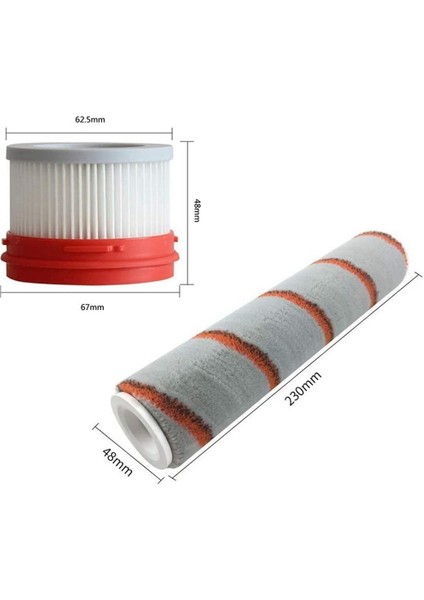 Xiaomi Dreame V9 Xr V10 V11 V9P V8 El Tipi Kablosuz Elektrikli Süpürge Yedek Parçaları Için Filtre Rulo Fırçası (Yurt Dışından) fiyatları