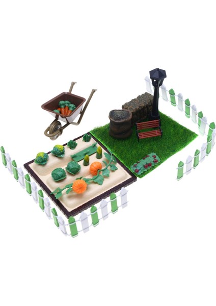 Minyatür Sebzeler Sahne Diy Çiftlik Model Için Küçük Çocuklar Için 3+ Çocuklar (Yurt Dışından)