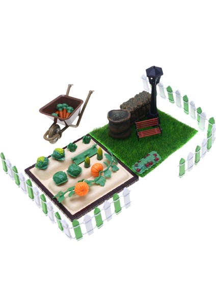 Minyatür Sebzeler Sahne Diy Çiftlik Model Için Küçük Çocuklar Için 3+ Çocuklar (Yurt Dışından)