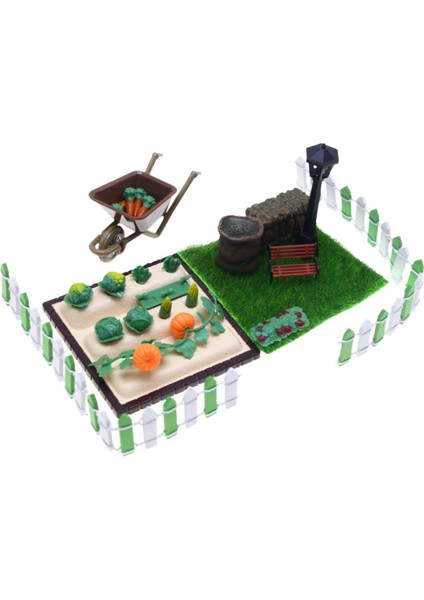 Minyatür Sebzeler Sahne Diy Çiftlik Model Için Küçük Çocuklar Için 3+ Çocuklar (Yurt Dışından)