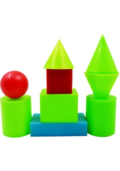 9x 3D Şekiller Set Öncesi Çocuklar Için (Yurt Dışından)