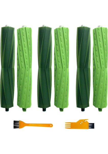 Irobot Roomba I3 I7 E5 E6 Serisi Robot Süpürge Aksesuarları Için 3 Çift Ana Kauçuk Fırça Yedeği (Yurt Dışından) modelleri