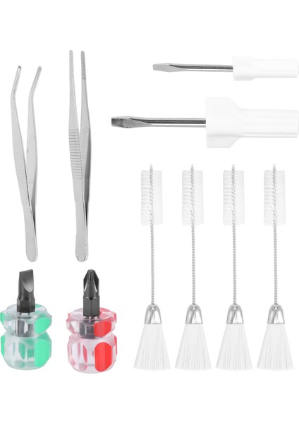 10 Adet Dikiş Makinesi Temizleme Seti, Kısa Tornavida, Düz Başlı Yıldız Başlı Tornavidalar Dikiş Makinesi Tamir Aleti (Yurt Dışından) modelleri