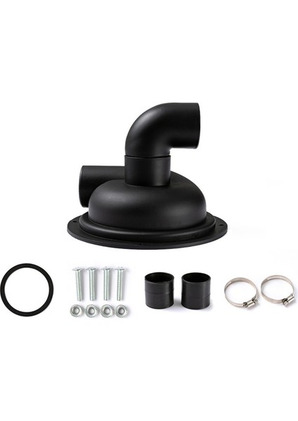 Elektrikli Süpürge Toz Toplayıcı Için Cyclone Elektrikli Süpürge Ahşap Işçiliği Için Cyclone Ayırıcı Kapağı (Siyah) (Yurt Dışından)