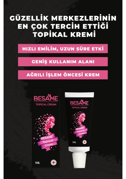 Epilasyon Ve Dövme Öncesi Topikal Anestezi Krem 10 Ml 3’Lü Set