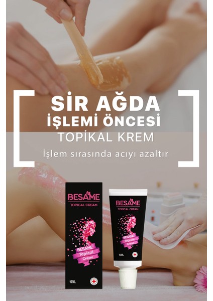 Epilasyon Ve Dövme Öncesi Topikal Anestezi Krem 10 Ml 3’Lü Set
