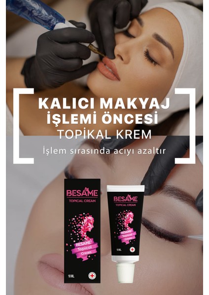 Epilasyon Ve Dövme Öncesi Topikal Anestezi Krem 10 Ml 3’Lü Set