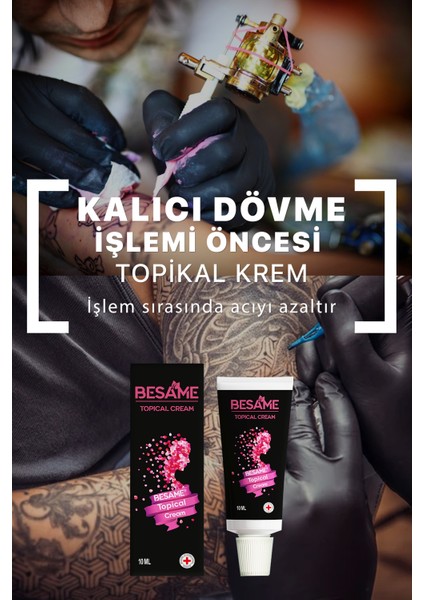 Epilasyon Ve Dövme Öncesi Topikal Anestezi Krem 10 Ml 3’Lü Set