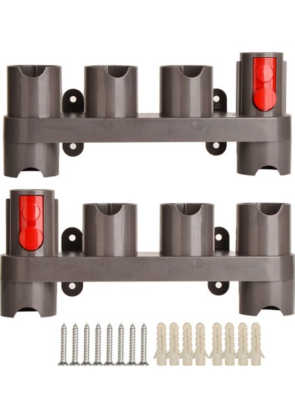 Dyson Elektrikli Süpürge V15 V12 V11 V10 V8 V7 Için 2 Adet Aksesuar Tutucu Ek Tutucu Duvara Monte Alet Tutucu Düzenleyici (Yurt Dışından)