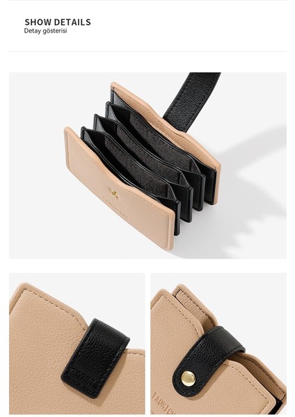 Sevimli Mini Öğrenci Depolama Kartvizit Yaratıcı Kart Tutucu Basit Bayan (Yurt Dışından) modelleri