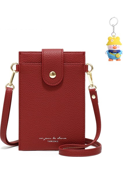 Cüzdan Mini Ince Bayan Crossbody Cep Telefonu Çantası Kart Tutucu (Yurt Dışından)